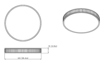 1 Light Flush Mount