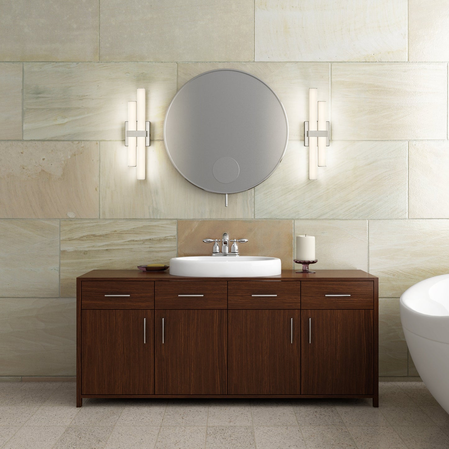 2 Light Vanity