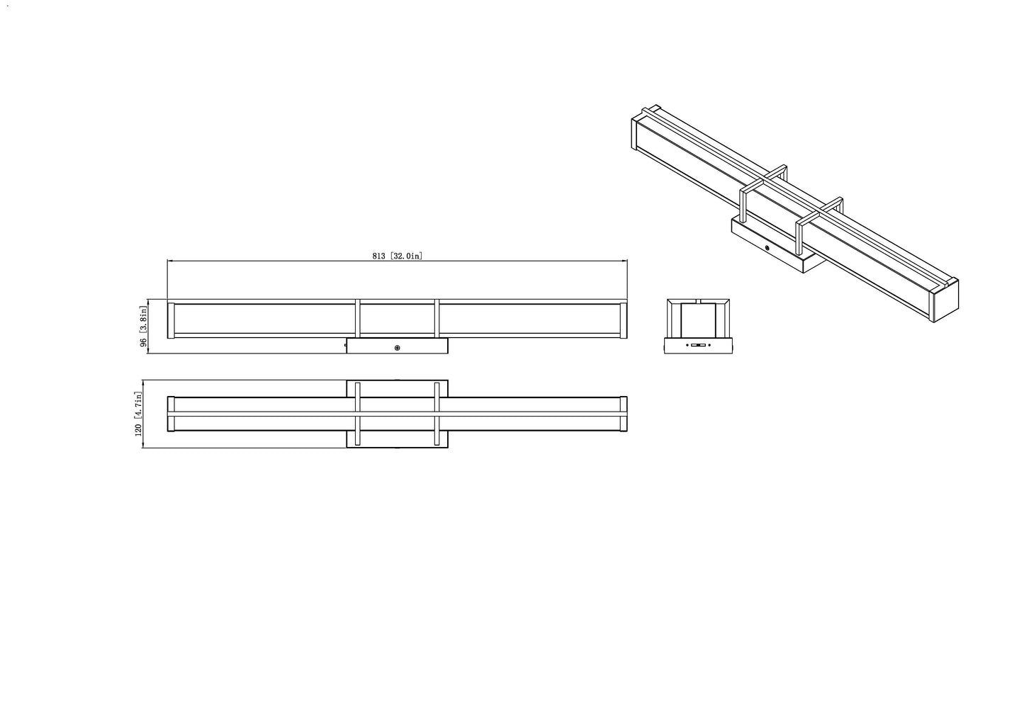 1 Light Vanity