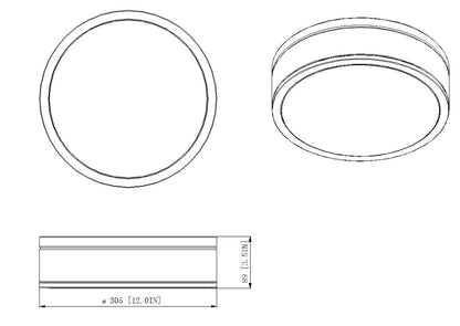 1 Light Flush Mount