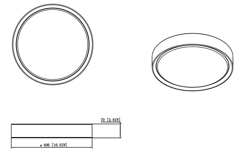 1 Light Flush Mount