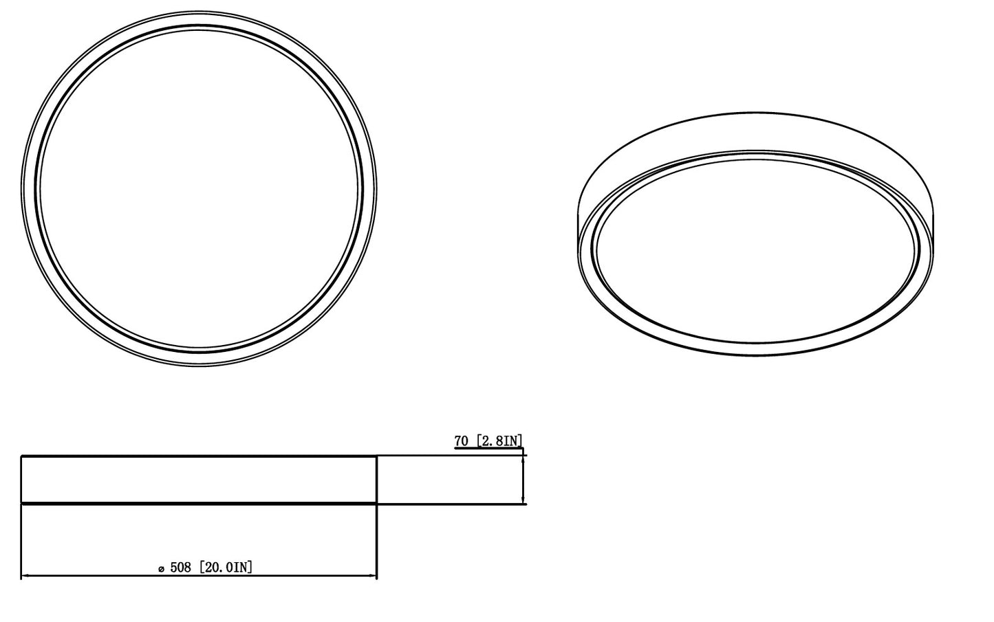 1 Light Flush Mount