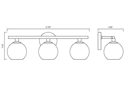 3 Light Vanity