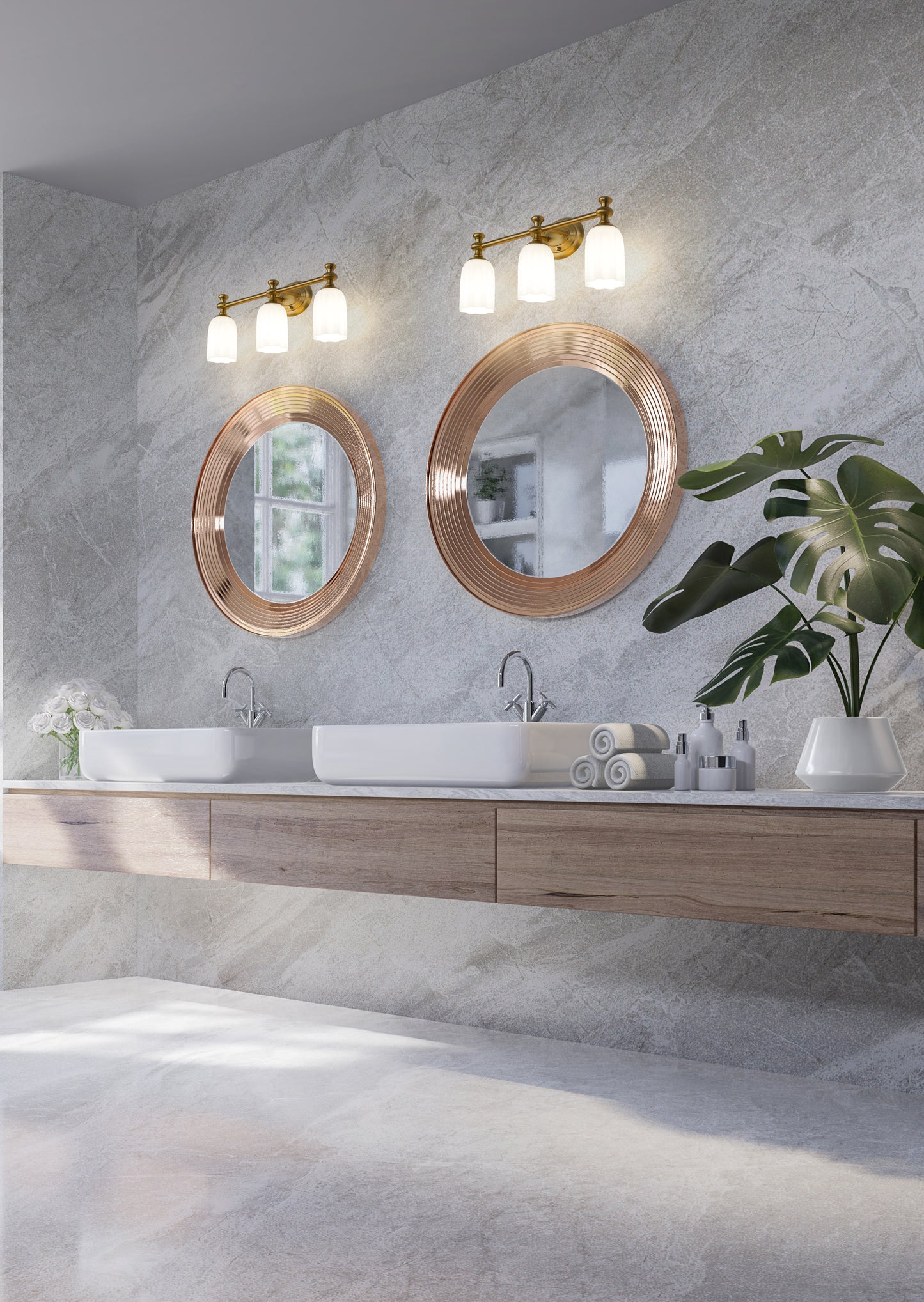 3 Light Vanity