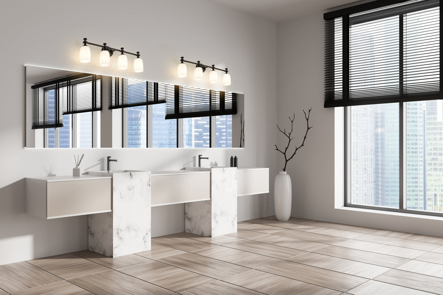 4 Light Vanity