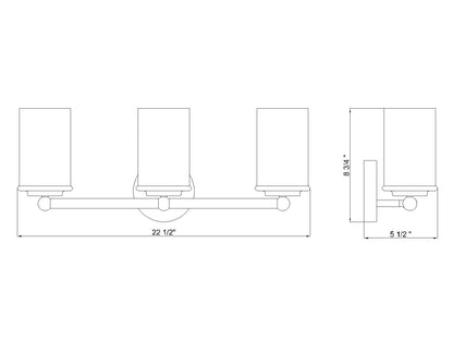 Thayer 3 Light Vanity