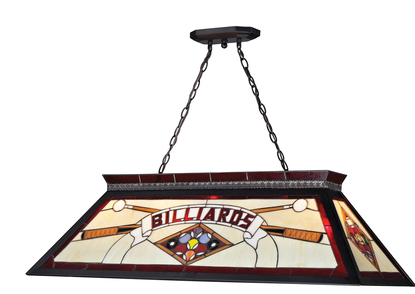 Tiffany Billiard 4 Light