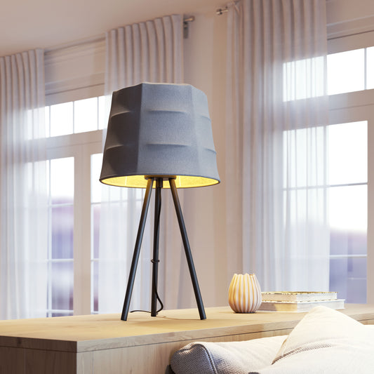 Mozzi Table Lamp Gray & Black